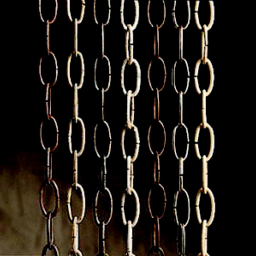 36" Outdoor Chain Rubbed bronze
