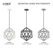 Livex Lighting 41328-76 - 1 Lt Scandinavian Gray Mini Pendant