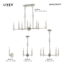 Livex Lighting 42703-91 - 3 Lt Brushed Nickel Mini Chandelier