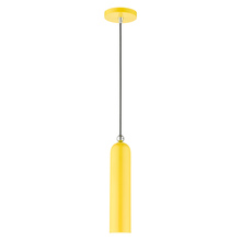 Livex Lighting 46751-82 - 1 Lt Shiny Yellow Pendant