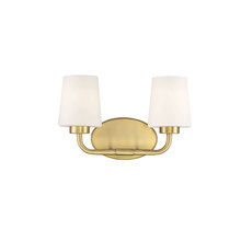 Savoy House 8-4090-2-322 - Capra 2-Light Bathroom Vanity Light in Warm Brass