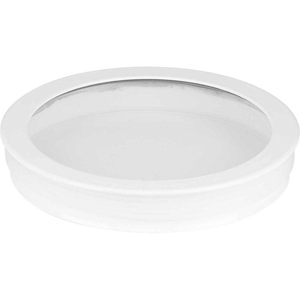 Cylinder Lens Collection White 5-Inch Round Cylinder Cover