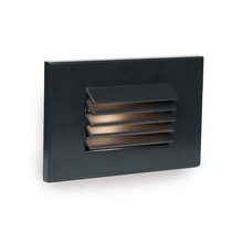 WAC US 4051-AMBK - LED Low Voltage Horizontal Louvered Step and Wall Light