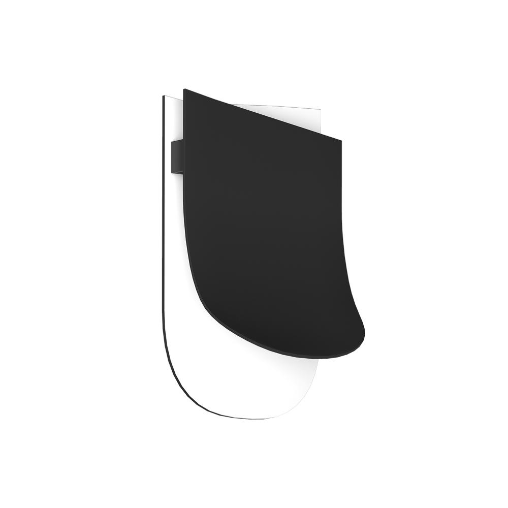 Sonder 6-in Black/White LED Wall Sconce