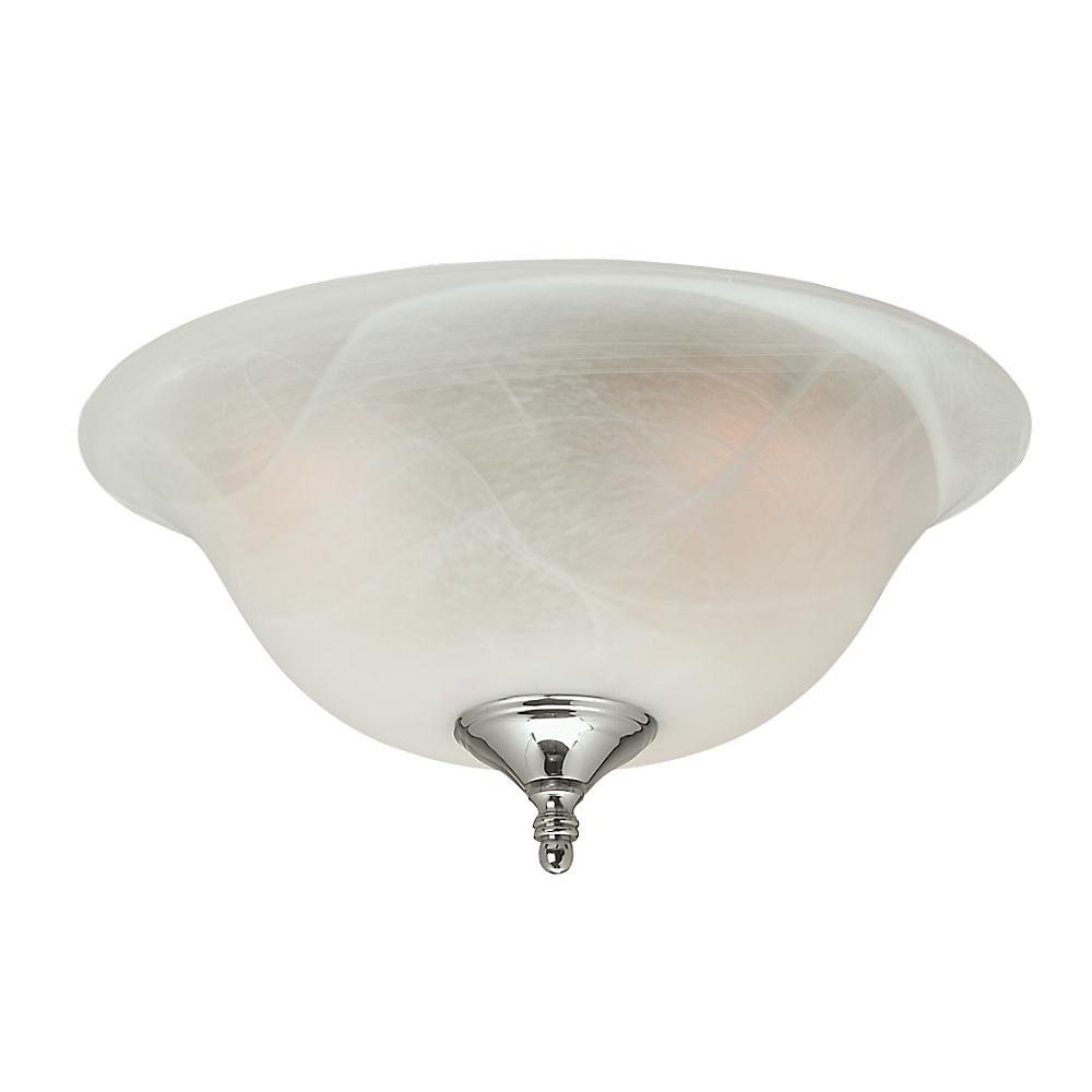 12" Bowl Light - Swirled Marble with Antique Brass, Brushed Nickel, Hunter Bright Brass Finish®,