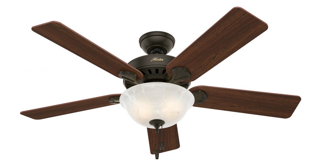 Hunter 52 inch Pro's Best New Bronze Ceiling Fan with LED Light Kit and Pull Chain