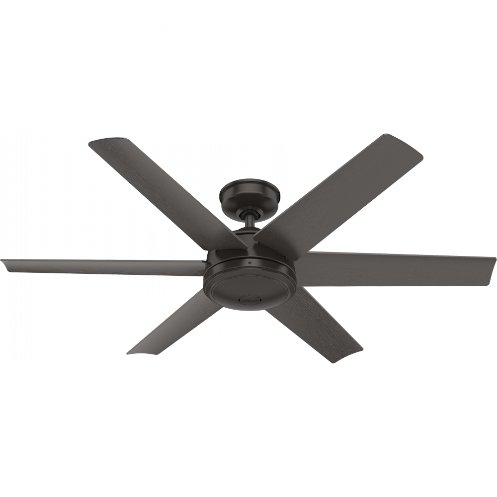 Hunter 52 inch Jetty Noble Bronze WeatherMax Indoor / Outdoor Ceiling Fan and Wall Control