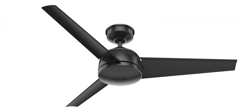 Hunter 52 inch Trimaran Matte Black WeatherMax Indoor / Outdoor Ceiling Fan and Wall Control