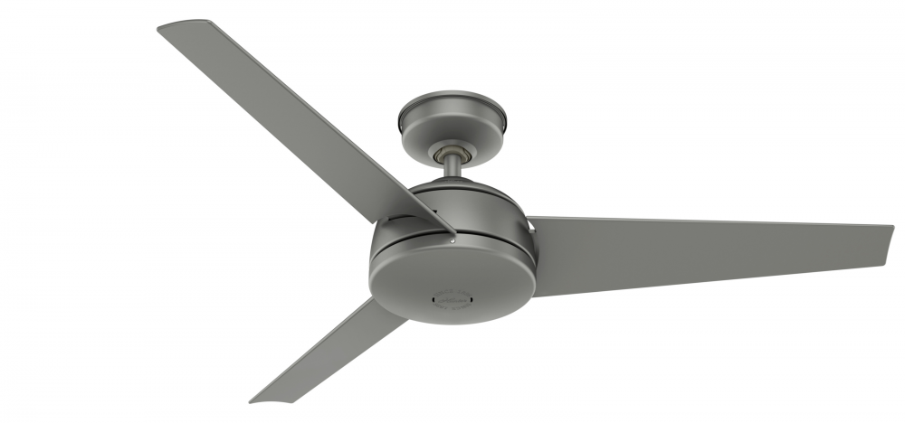 Hunter 52 inch Trimaran Matte Silver WeatherMax Indoor / Outdoor Ceiling Fan and Wall Control