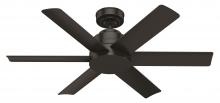Hunter 51114 - Hunter 44 inch Kennicott Premier Bronze Damp Rated Ceiling Fan and Wall Control