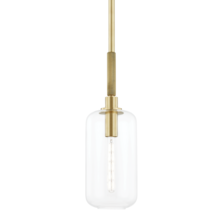Hudson Valley 6908-AGB - 1 LIGHT SMALL PENDANT