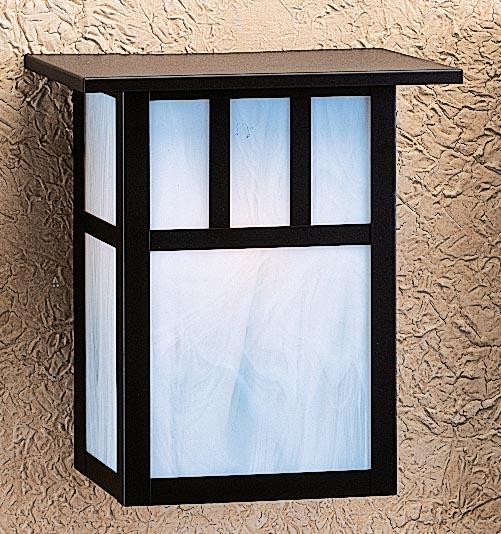 10" huntington sconce with roof and double t-bar overlay