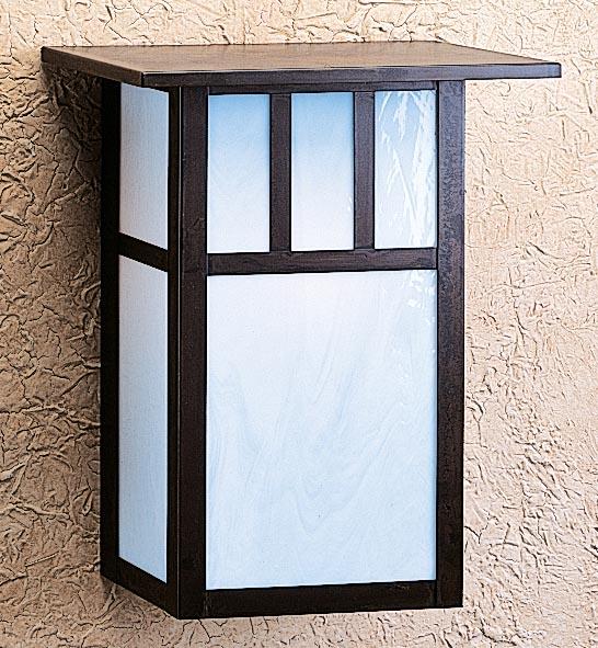 12" huntington sconce with roof and double t-bar overlay