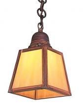 Arroyo Craftsman AH-1EGW-RB - a-line shade pendant without overlay (empty)