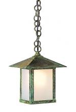 Arroyo Craftsman EH-7AGW-AC - 7" evergreen pendant with classic arch overlay
