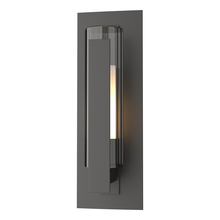  307281-SKT-14-ZU0660 - Vertical Bar Fluted Glass Small Outdoor Sconce