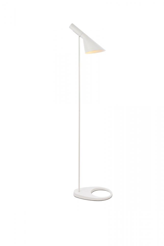 Juniper 1 Light White Floor Lamp