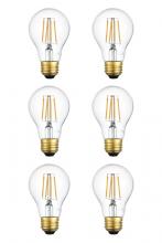 Elegant A19LED102-6PK - LED 3000k Nostalgic Filament 4.5 Watts 450 Lumens A19 Light Bulb