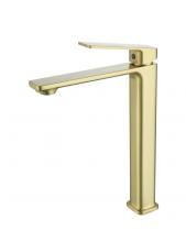 Elegant FAV-1005BGD - Lena Single Hole Single Handle Bathroom Faucet in Brushed Gold