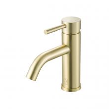 Elegant FAV-1006BGD - Victor Single Hole Single Handle Bathroom Faucet in Brushed Gold