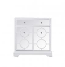Elegant MF81002WH - 32 In. Mirrored Cabinet in White