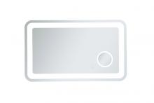 Elegant MRE52440 - Lux 24inx40in Hardwired LED Mirror with Magnifier and Color Changing Temperature