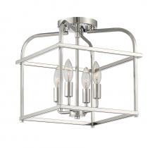 Savoy House Meridian M60061PN - 4-Light Ceiling Light in Polished Nickel