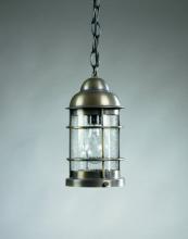 Northeast Lantern 3512-AB-MED-FST - Nautical Hanging Antique Brass Medium Base Socket Seedy Marine Glass