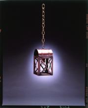 Northeast Lantern 6012-AB-MED-CSG - Culvert Top X-Bars Hanging Antique Brass Medium Base Socket Clear Seedy Glass