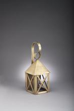 Northeast Lantern 7011-AB-MED-CLR - Pyramid Top X-Bars Wall Antique Brass Medium Base Socket Clear Glass