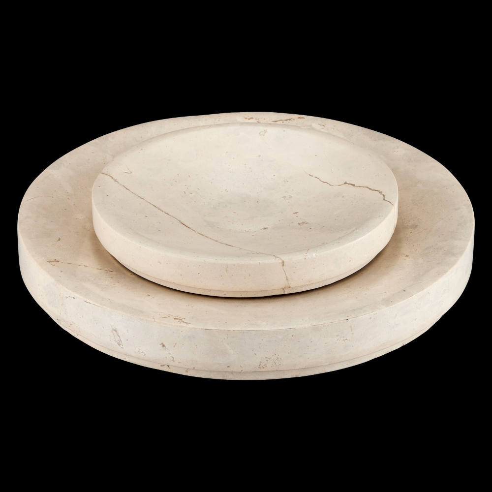 Grecco Marble Low Bowl Set of 2