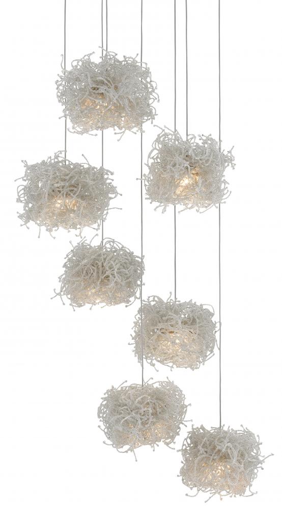 Birds Nest 7-Light Multi-Drop Pendant