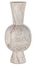 Currey 1200-0418 - Gray Tall Marbleized Vase