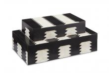 Currey 1200-0450 - Arrow Black & White Box Set of 2