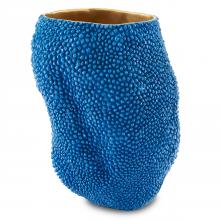 Currey 1200-0546 - Jackfruit Small Cobalt Blue Vase