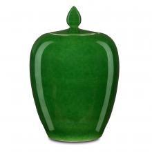 Currey 1200-0576 - Imperial Green Ginger Jar