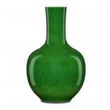 Currey 1200-0577 - Imperial Green Long Neck Vase