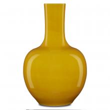 Currey 1200-0580 - Imperial Yellow Long Neck Vase