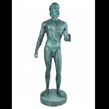 Currey 1200-0717 - Standing Greek Warrior Bronze