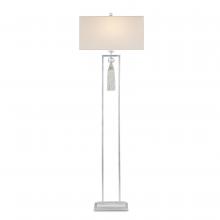 Currey 8000-0120 - Vitale Silver Floor Lamp