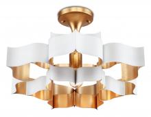 Currey 9000-0856 - Grand Lotus Small White Chandelier
