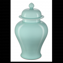 Currey 1200-0673 - Celadon Medium Green Temple Jar