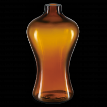 Currey 1200-0678 - Amber & Gold Peking Maiping Vase