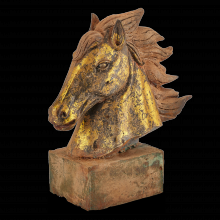 Currey 1200-0848 - Tang Dynasty Iron Horse's Head