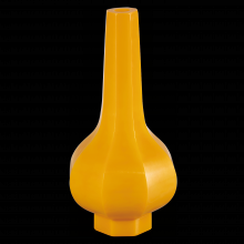 Currey 1200-0681 - Imperial Yellow Peking Stem Vase