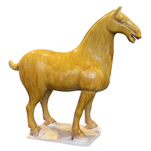 Currey 1200-0779 - Tang Dynasty Large Persimmon Horse
